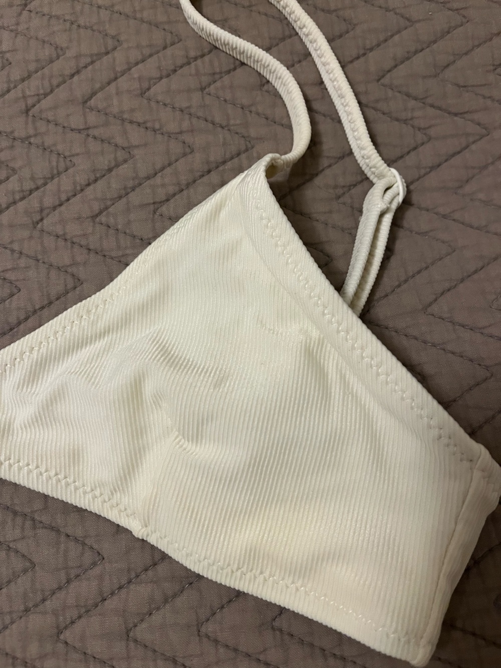 Oneone Ivory Ribbed Bikini - Picture 5 of 5